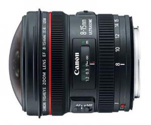 لنز کانن Canon EF 8-15mm f/4L USM Fisheye