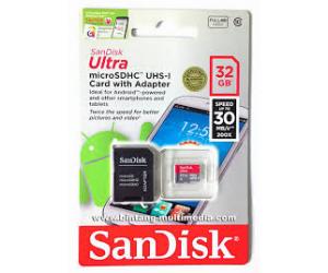 کارت حافظه SanDisk Ultra MicroSDHC 32G