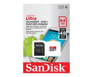 کارت حافظه SanDisk Ultra MicroSDHC 64G