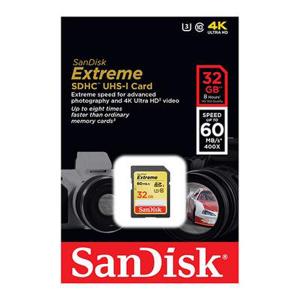 کارت حافظه SanDisk Extreme SDHC UHS-I 32GB 400X