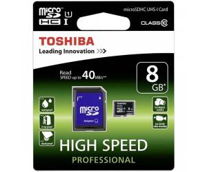 کارت حافظه Toshiba MicroSD UHS 8G