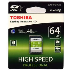 کارت حافظه Toshiba SD 64GB 